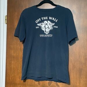 Vans Authentic Navy Graphic Tee